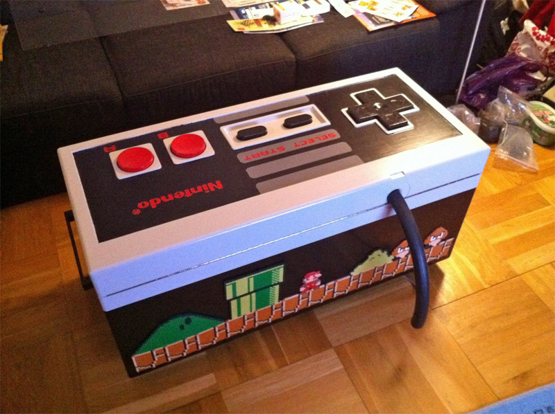 Nintendo NES joystick coffee table