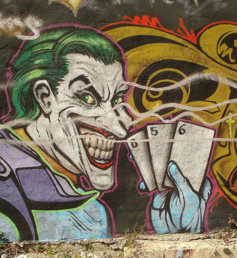 8. Joker graffiti