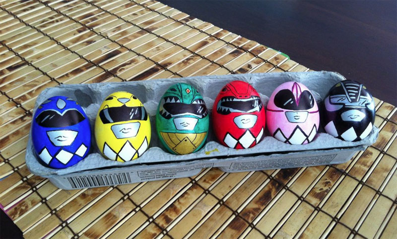 12. Power Rangers Easter eggs