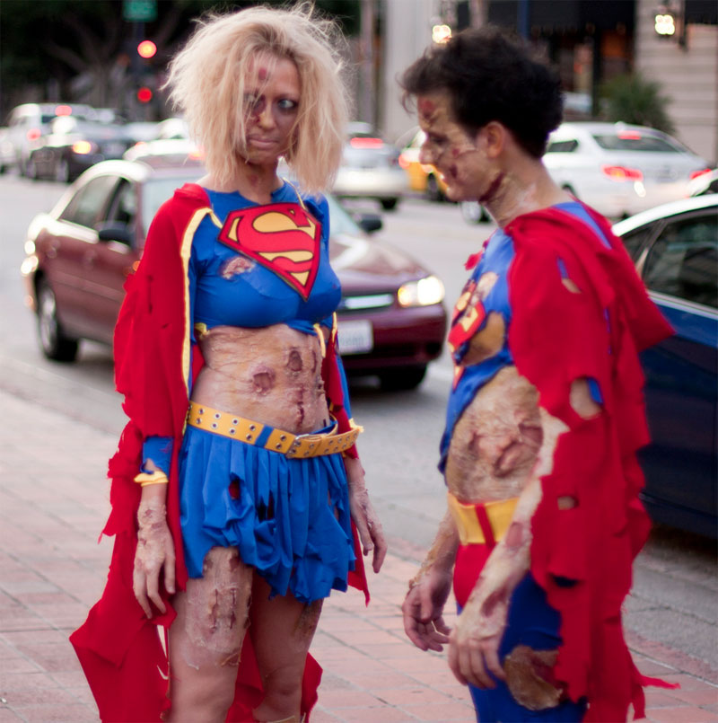 18. Zombie Supergirl and Superman. Photo by San Diego Shooter