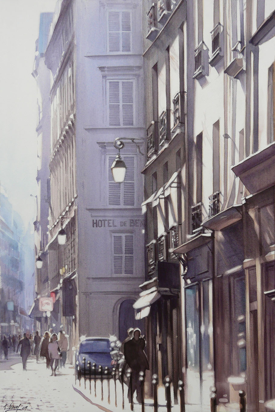 watercolor realism Thierry Duval 2