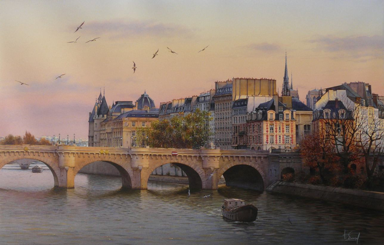 watercolor realism Thierry Duval 6