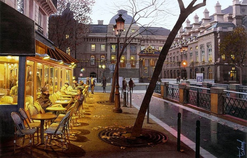 watercolor realism Thierry Duval 8
