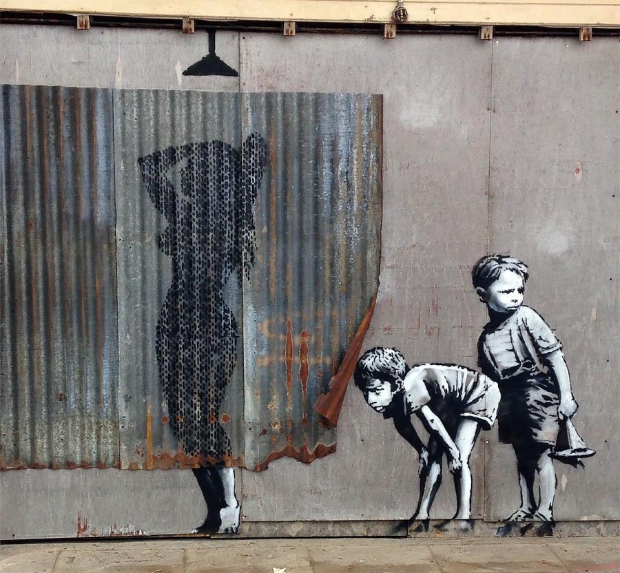 The work of street art in 2015 3