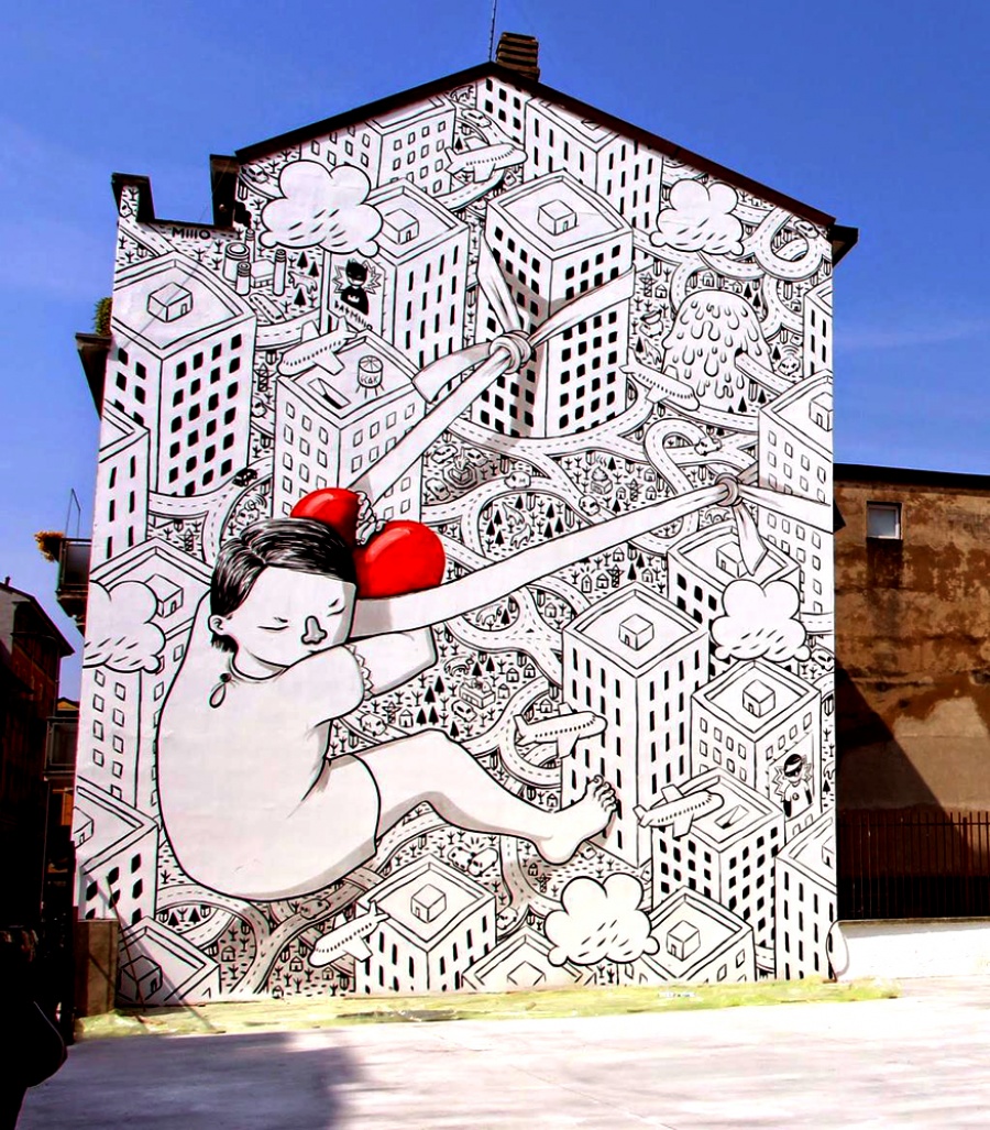 The work of street art in 2015 7