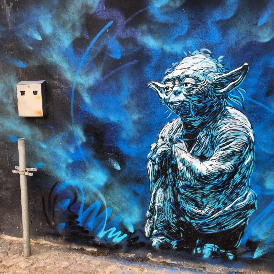 The work of street art in 2015 9