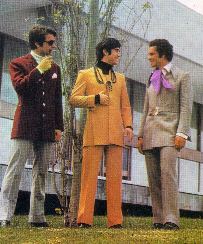 Male dress code in 1970s